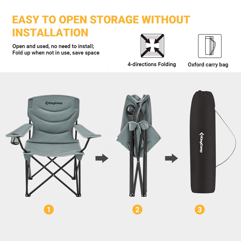 Load image into Gallery viewer, KingCamp Juniper Folding Camping Chair
