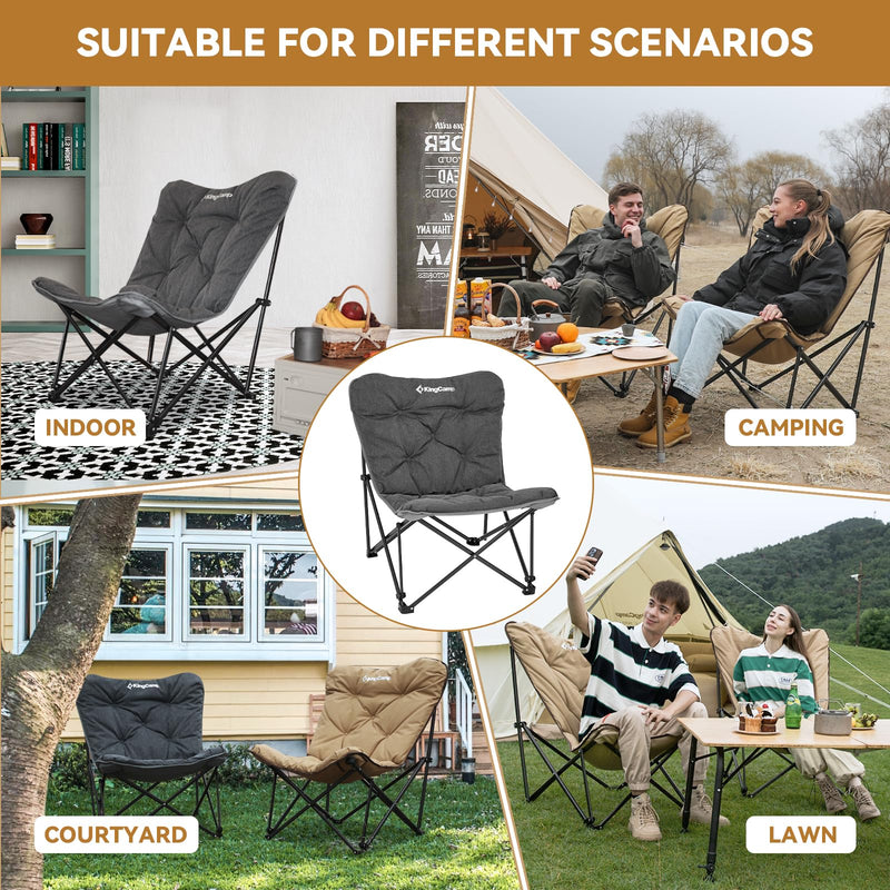 Load image into Gallery viewer, KingCamp C20 B Oversized Butterfly Camp Chair
