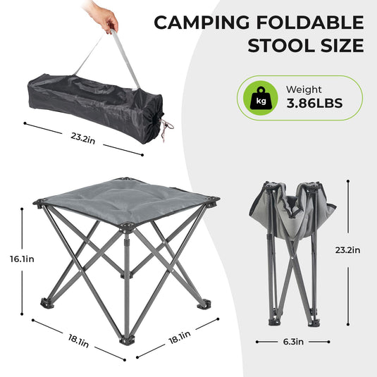 FUNDANGO Padded Camping Stool