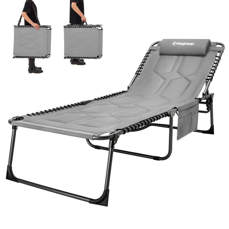 Load image into Gallery viewer, KingCamp Oversize Comfort 3-folding Lounge Chair
