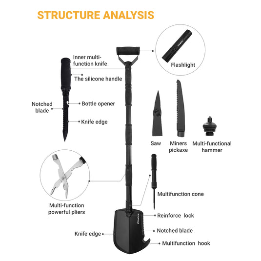 KingCamp SHIELD Shovel Sets