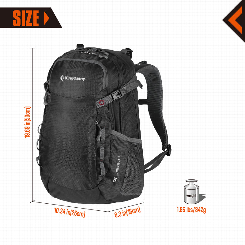 Load image into Gallery viewer, KingCamp Waterproof Hiking Camping Backpack
