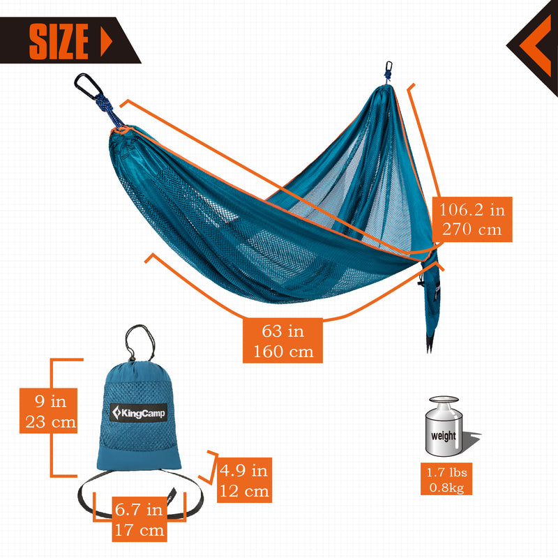 Load image into Gallery viewer, KingCamp AURORA Ultralight Hammock
