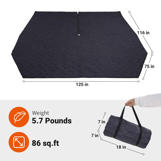 KingCamp KHAN VILLA Glamping Tent Mat