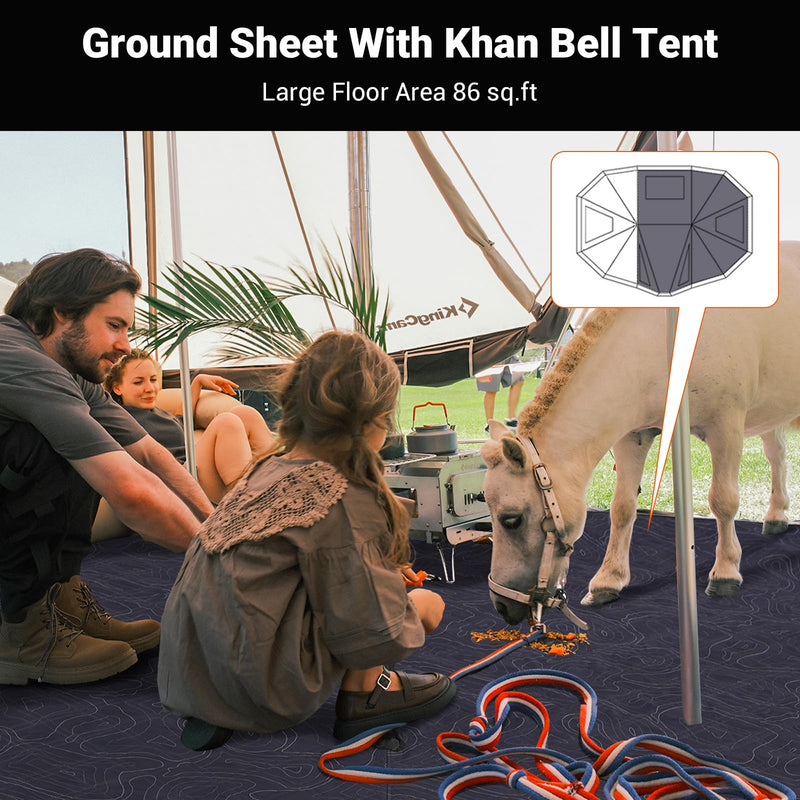 Load image into Gallery viewer, KingCamp KHAN VILLA Glamping Tent Mat
