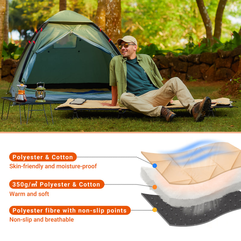 Load image into Gallery viewer, KingCamp Lightweight Cot Mat Camping Sleeping Pad
