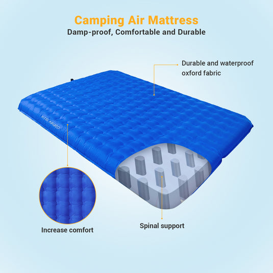 KingCamp Double Air Pad Inflatable Cushion