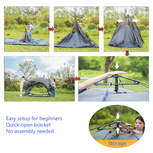 KingCamp Quick-Open Camping Tent