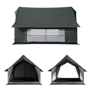 KingCamp MOUNTAIN IN C2 Canvas Cabin Tent 8' x 11' Wall Tent