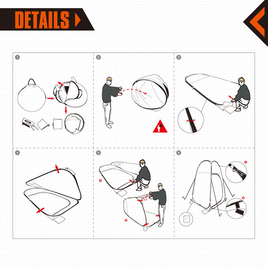 KingCamp Portable Showers & Privacy Enclosures