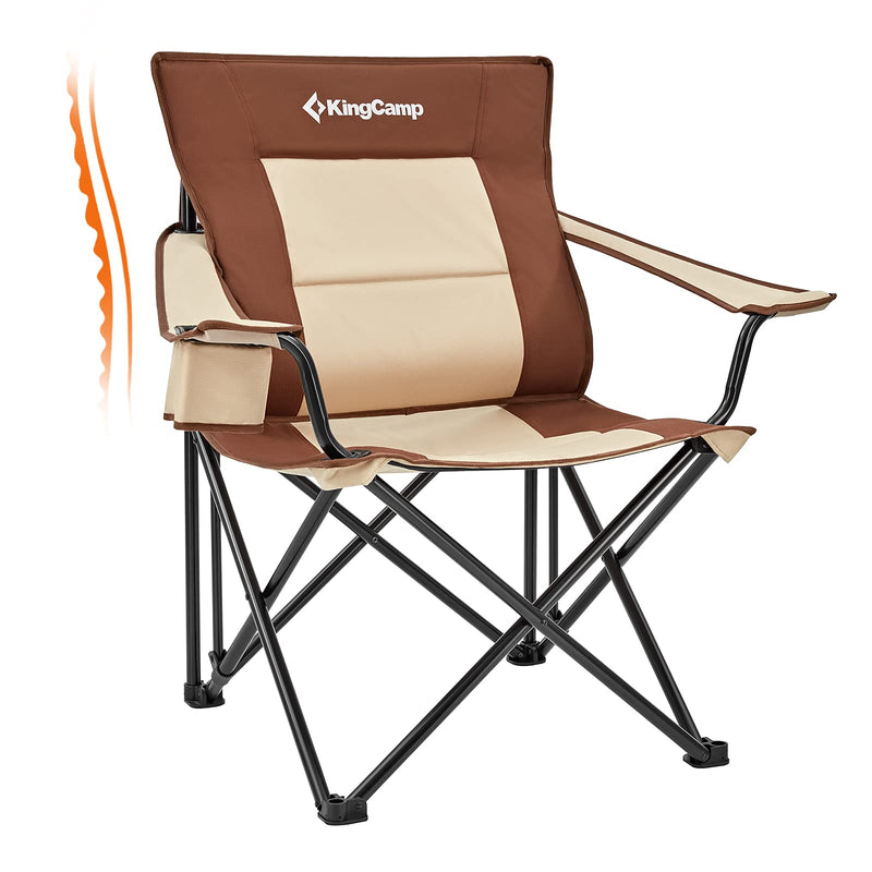 Load image into Gallery viewer, KingCamp Folding Camping Chair with Cup Holder
