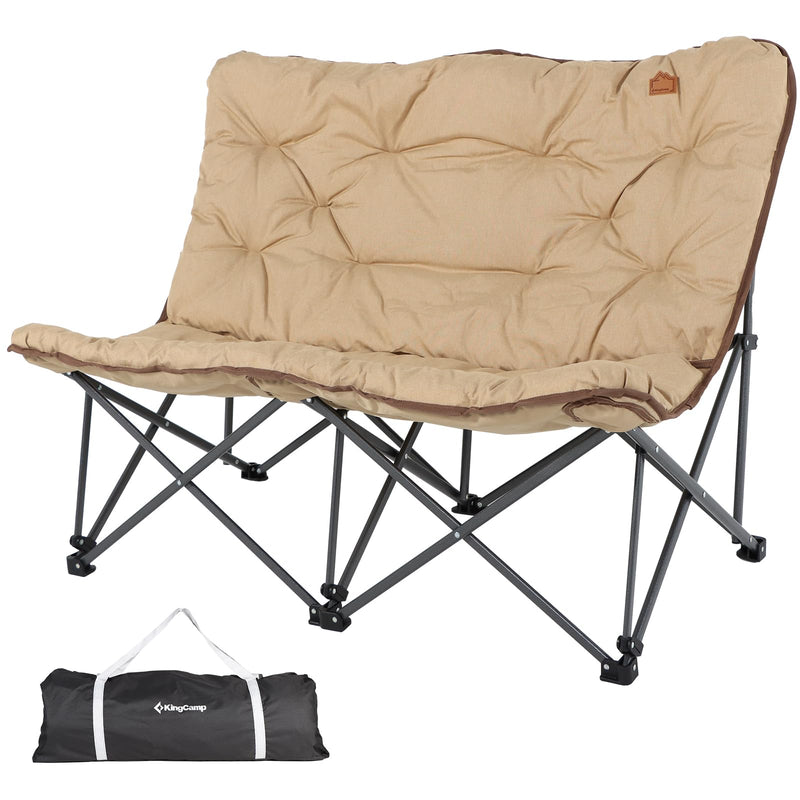 Load image into Gallery viewer, KingCamp LEMON C20 Two-Seater Folding Butterfly Lounge Chair
