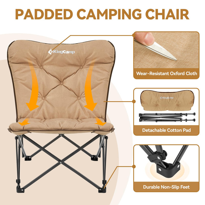 Load image into Gallery viewer, KingCamp C20 B Oversized Butterfly Camp Chair
