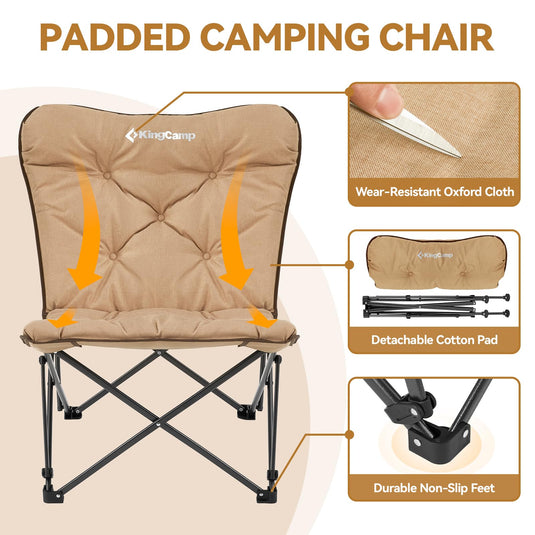 KingCamp C20 B Oversized Butterfly Camp Chair