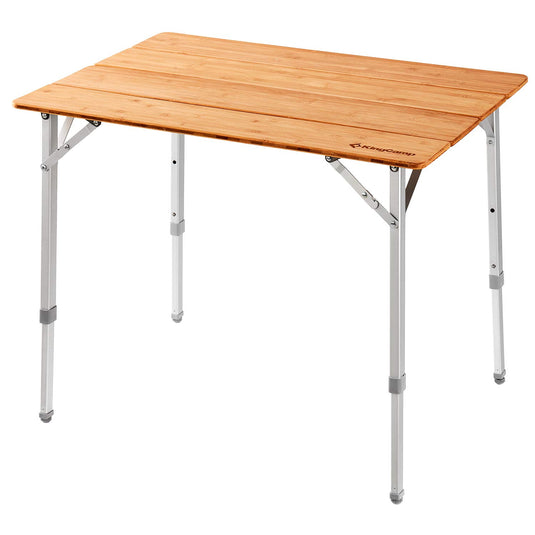 KingCamp BAMBOO 4-Folding Bamboo Table L