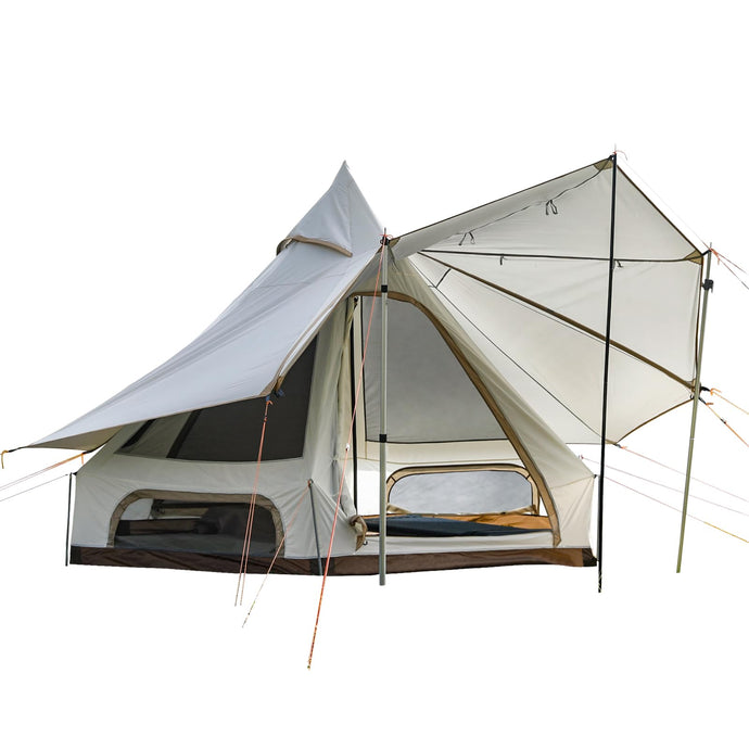 KingCamp Double Spire Canvas Camp Tent