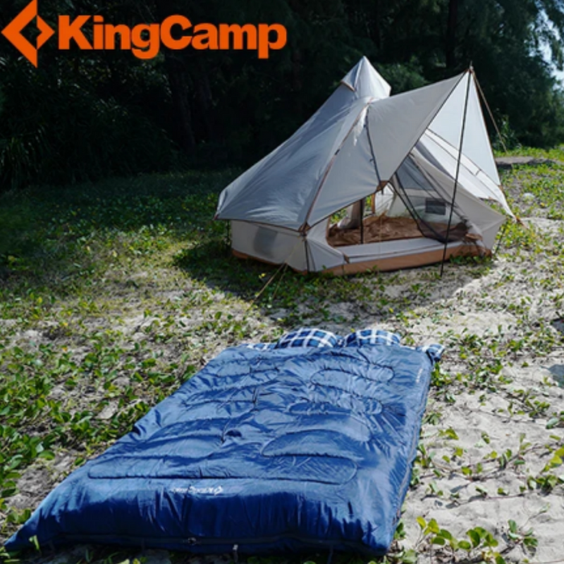 Load image into Gallery viewer, KingCamp Double Spire Tent &amp; SNOWFLAKE Sleeping Bag Bundle
