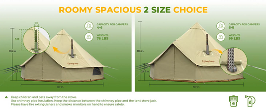 KingCamp KHAN 500 4 Season Camping Tent 06