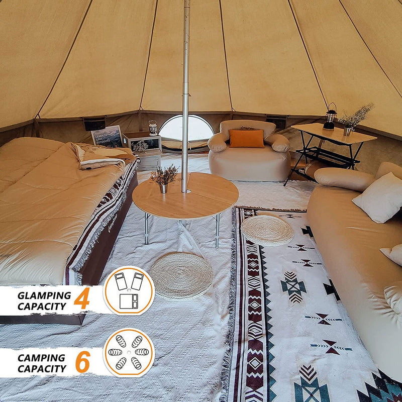 Load image into Gallery viewer, KingCamp KHAN 6 Person Camping Hot Tent 03
