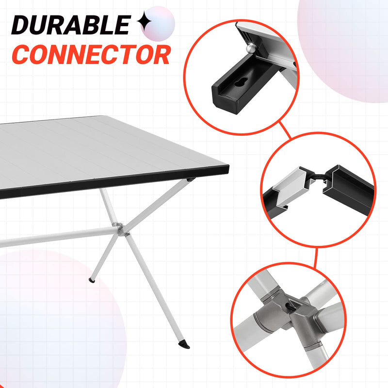 Load image into Gallery viewer, KingCamp DOLOMITE Camping Table Aluminum Roll-Up Beach Table

