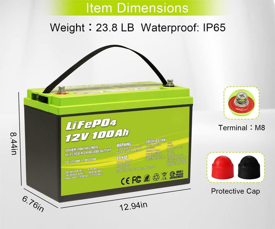 ACOPOWER LiFePO4 Deep Cycle Lithium Battery