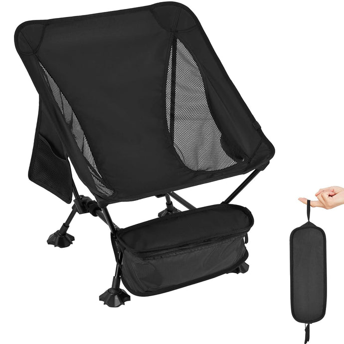 ATEPA Ultralight Square Low Chair Folding Chair