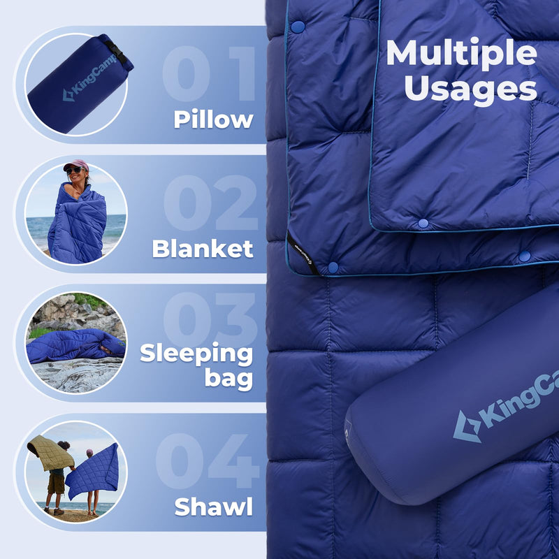 Load image into Gallery viewer, KingCamp BLANKET SMART 440 Camping Blanket
