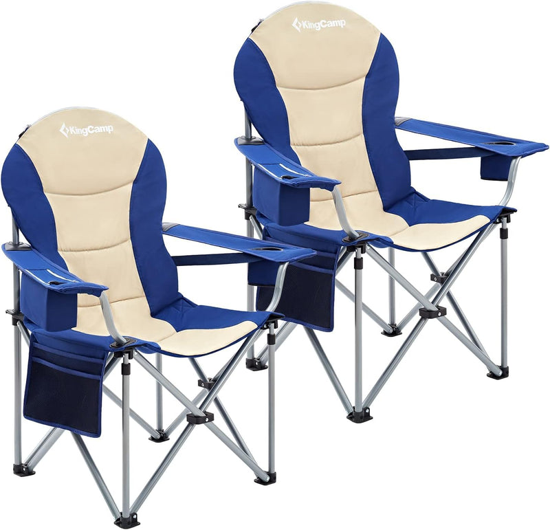 Load image into Gallery viewer, KingCamp Camping Armchair Heavy Duty Ergonomic Padded Arm Chair
