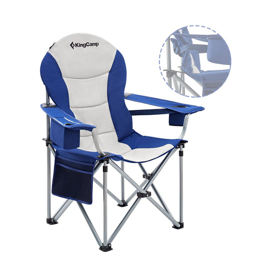 KingCamp Camping Armchair Heavy Duty Ergonomic Padded Arm Chair