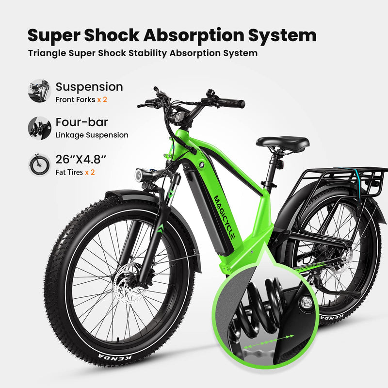 Load image into Gallery viewer, Magicycle Deer Full Suspension Ebike SUV - Touring Version
