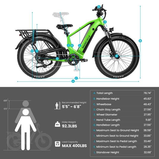 Magicycle Deer Full Suspension Ebike SUV - Touring Version