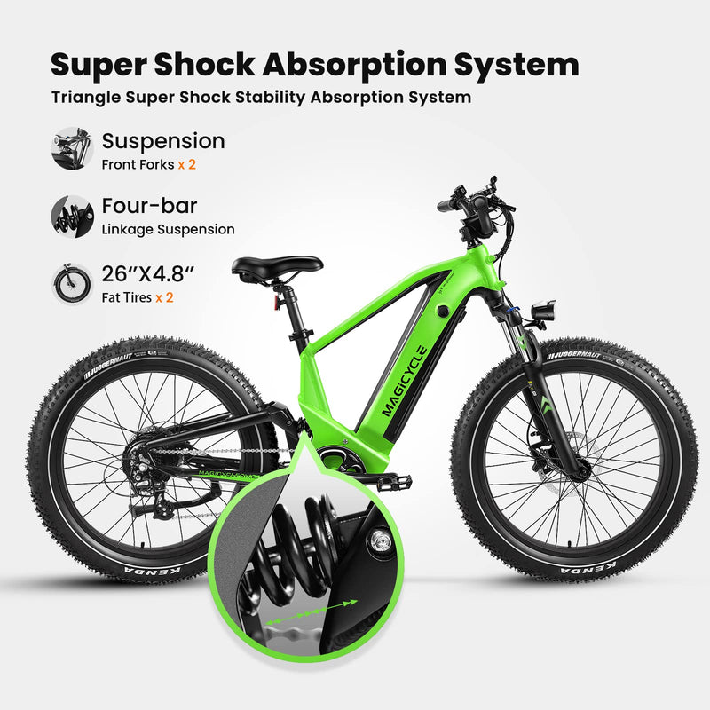 Load image into Gallery viewer, Magicycle Deer Full Suspension Ebike SUV - Touring Version
