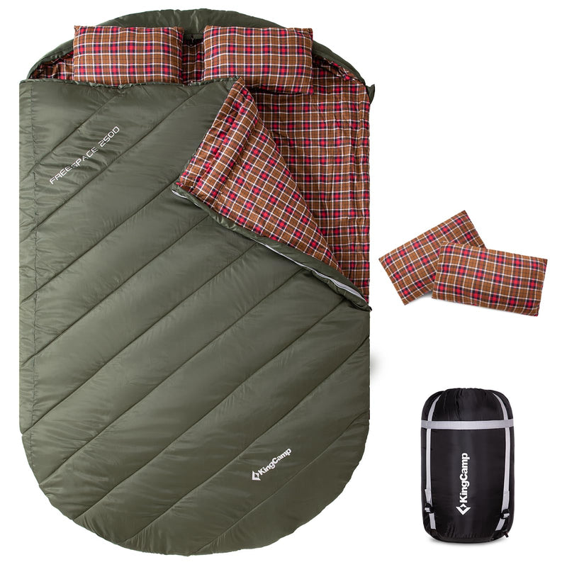 Load image into Gallery viewer, KingCamp FREESPACE 250D Double-Sized Sleeping Bag
