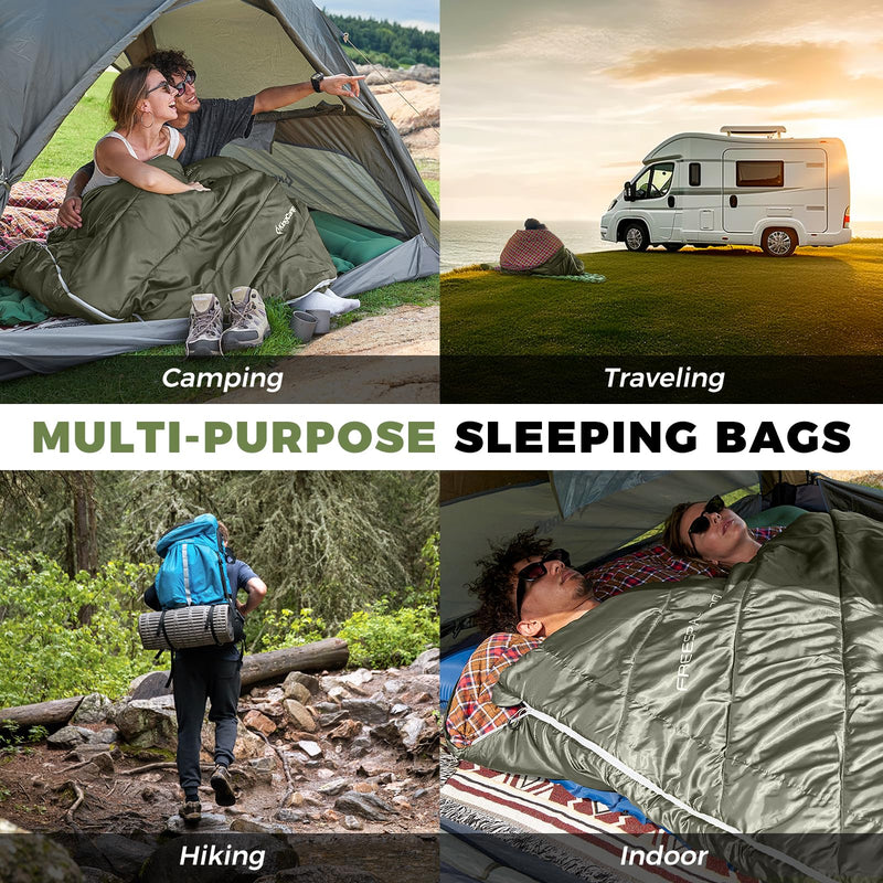 Load image into Gallery viewer, KingCamp FREESPACE 250D Double-Sized Sleeping Bag
