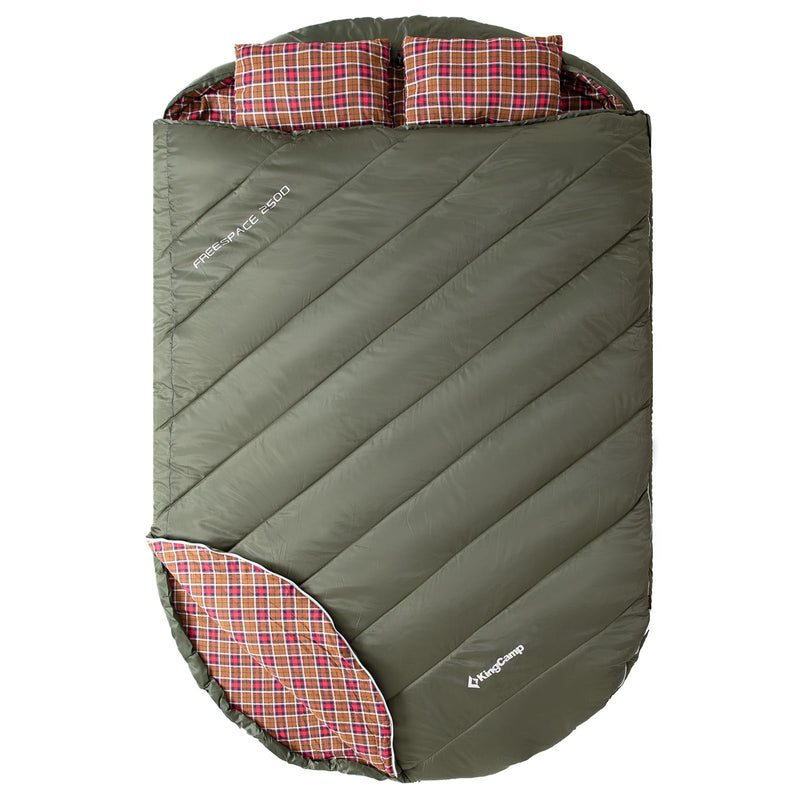 Load image into Gallery viewer, KingCamp FREESPACE 250D Double-Sized Sleeping Bag
