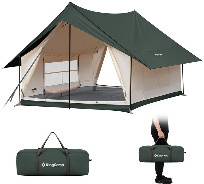 KingCamp Mountain In C2 Canvas Cabin Tent