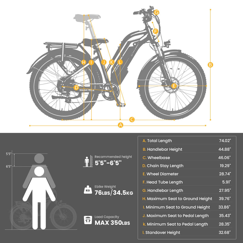 Load image into Gallery viewer, Magicycle Cruiser Pro 26&quot; Fat Tire Electric Bike 750W Electric Bike
