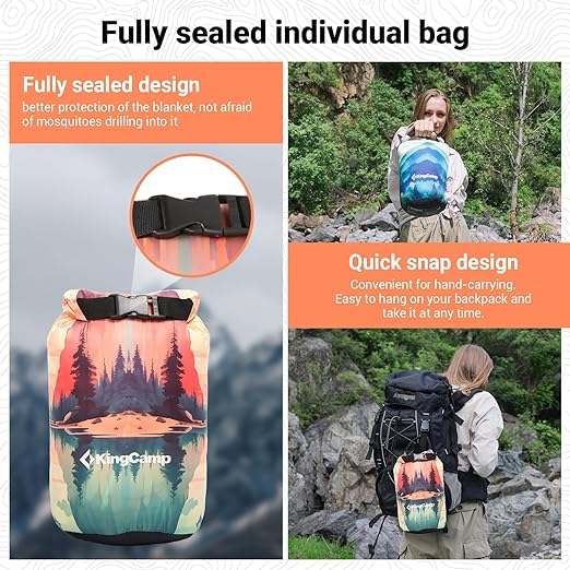 Load image into Gallery viewer, KingCamp Blanket SMART 150 XL Travel Blanket
