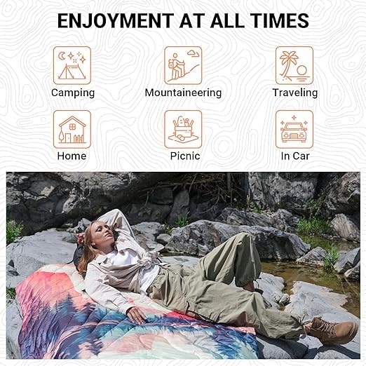 Load image into Gallery viewer, KingCamp Blanket SMART 150 XL Travel Blanket
