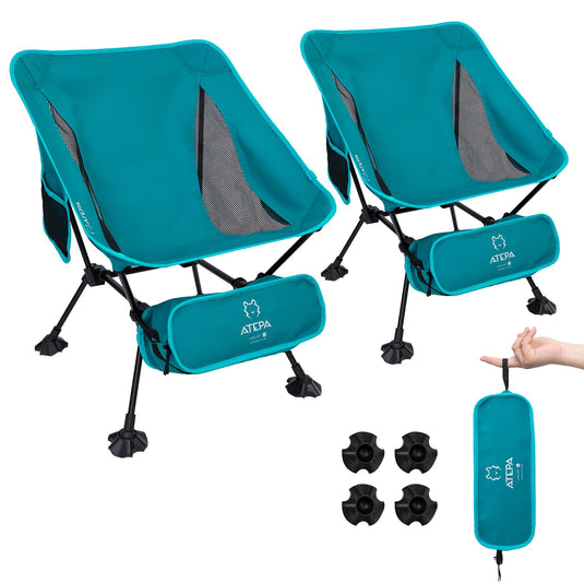 ATEPA Ultralight Square Tall Camping Chair