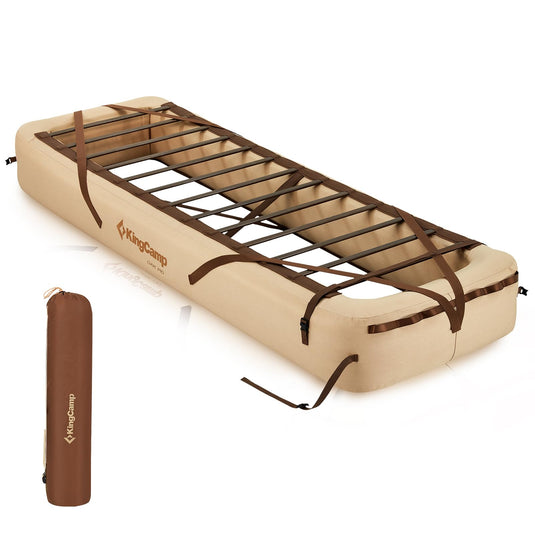 KingCamp Inflatable Camp Bed & Mattress Bundle