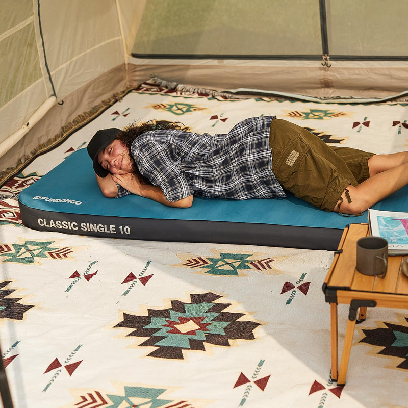 Load image into Gallery viewer, FUNDANGO Self Inflating Sleeping Pad Memory Foam Camping Mattress
