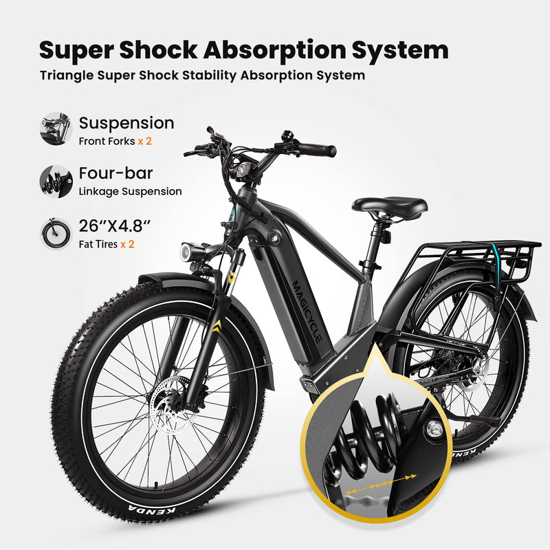 Load image into Gallery viewer, Magicycle Deer Full Suspension Ebike SUV - Touring Version
