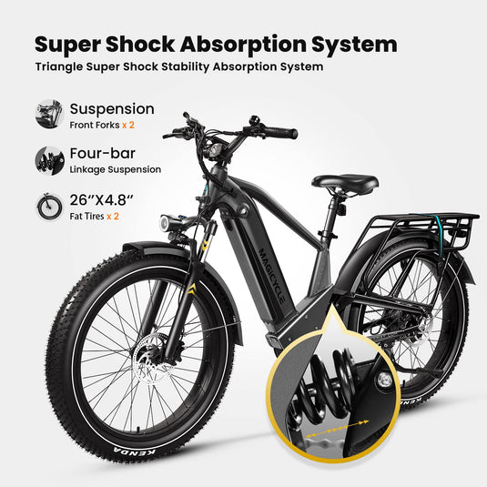 Magicycle Deer Full Suspension Ebike SUV - Touring Version