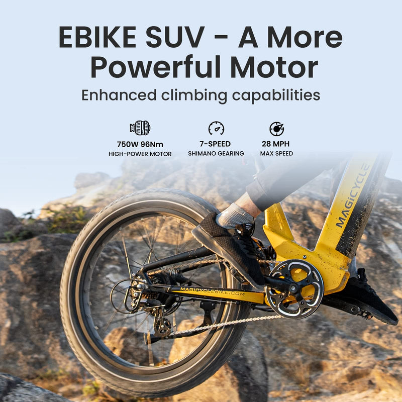 Load image into Gallery viewer, Magicycle Deer Full Suspension Ebike SUV - Touring Version
