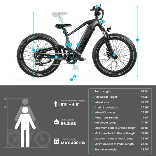 Magicycle Deer Full Suspension Ebike SUV - Touring Version