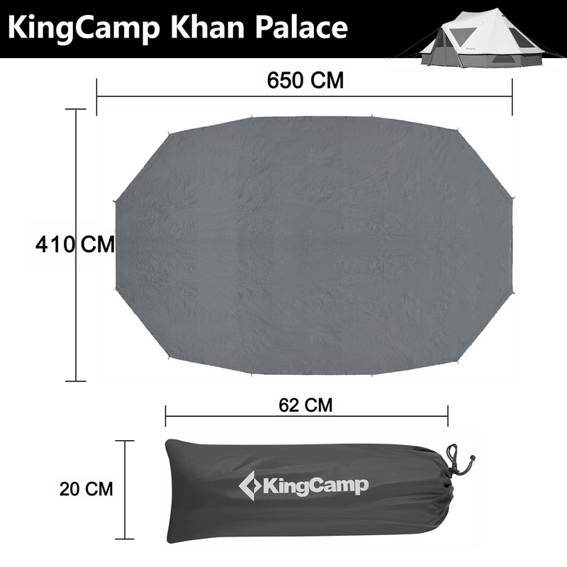 Load image into Gallery viewer, KingCamp KHAN Palace Footprint Tent Mat
