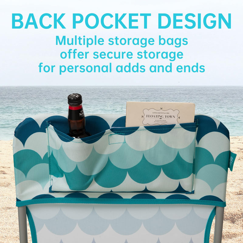 Load image into Gallery viewer, WEJOY Folding Beach Chair Outward Lawn Chair
