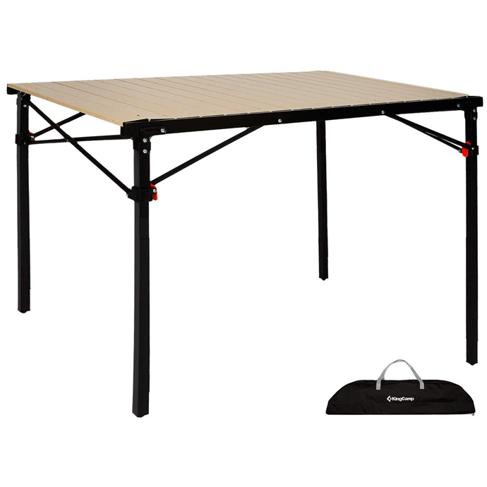 KingCamp Aluminum Roll Up Camping Foldable Table