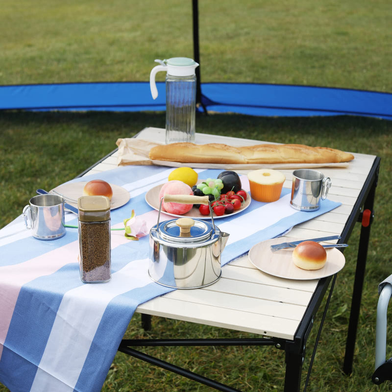 Load image into Gallery viewer, KingCamp Aluminum Roll Up Camping Foldable Table
